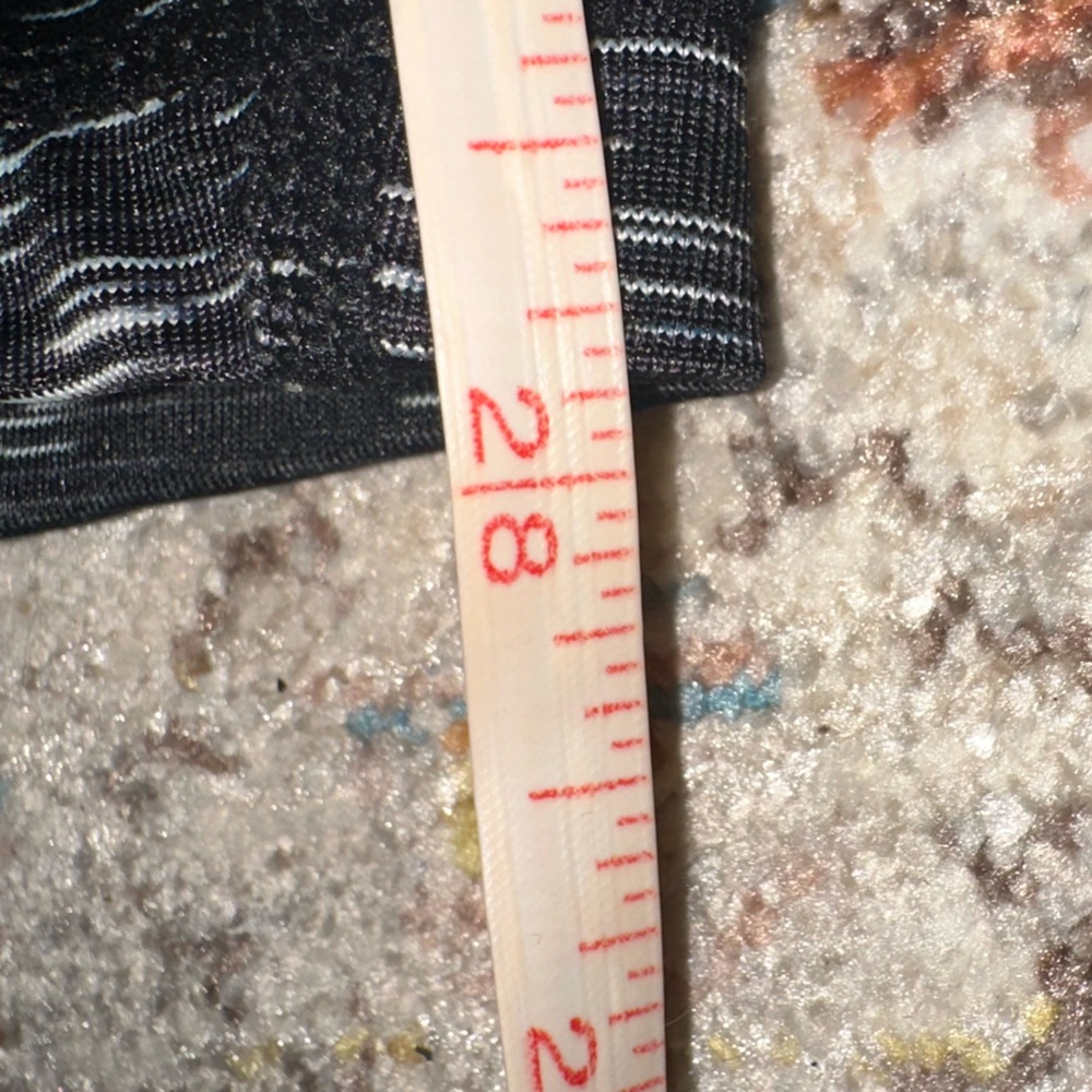 Ododos Black and Gray Heather Patterned Athletic Leggings Pockets Size XL - Picture 8 of 9